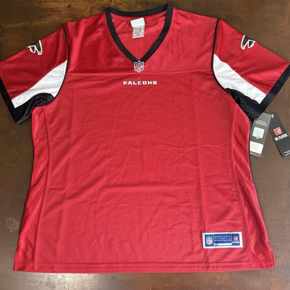 Atlanta Falcons Women's NFL Pro Line V-Neck Blank Jersey Football women's XL NWT